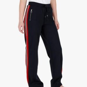 Black Athlesuire Track Pant with side stripes
